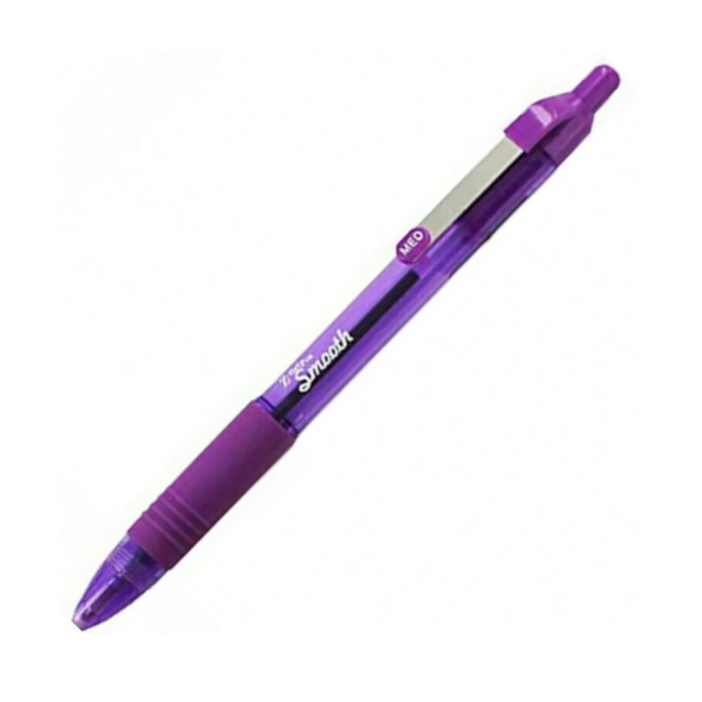 Zebra Z-Grip SMOOTH Ballpoint Pen 1.0mm Violet (ZB-22568) (ZEBZB-22568)