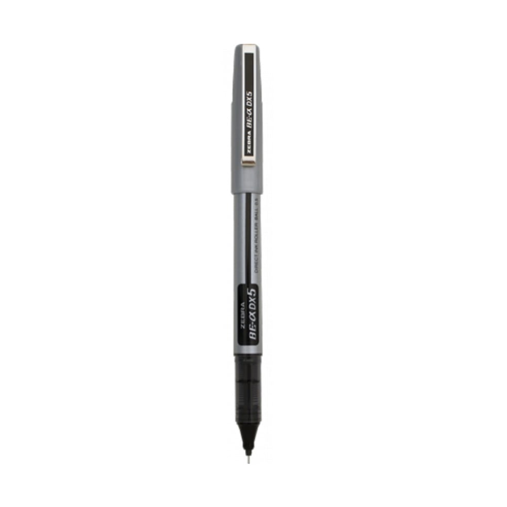 Zebra DX5 Zebroller SILVER RollerPen 0.5mm Black (ZB-16071Z) (ZEBZB-16071Z)