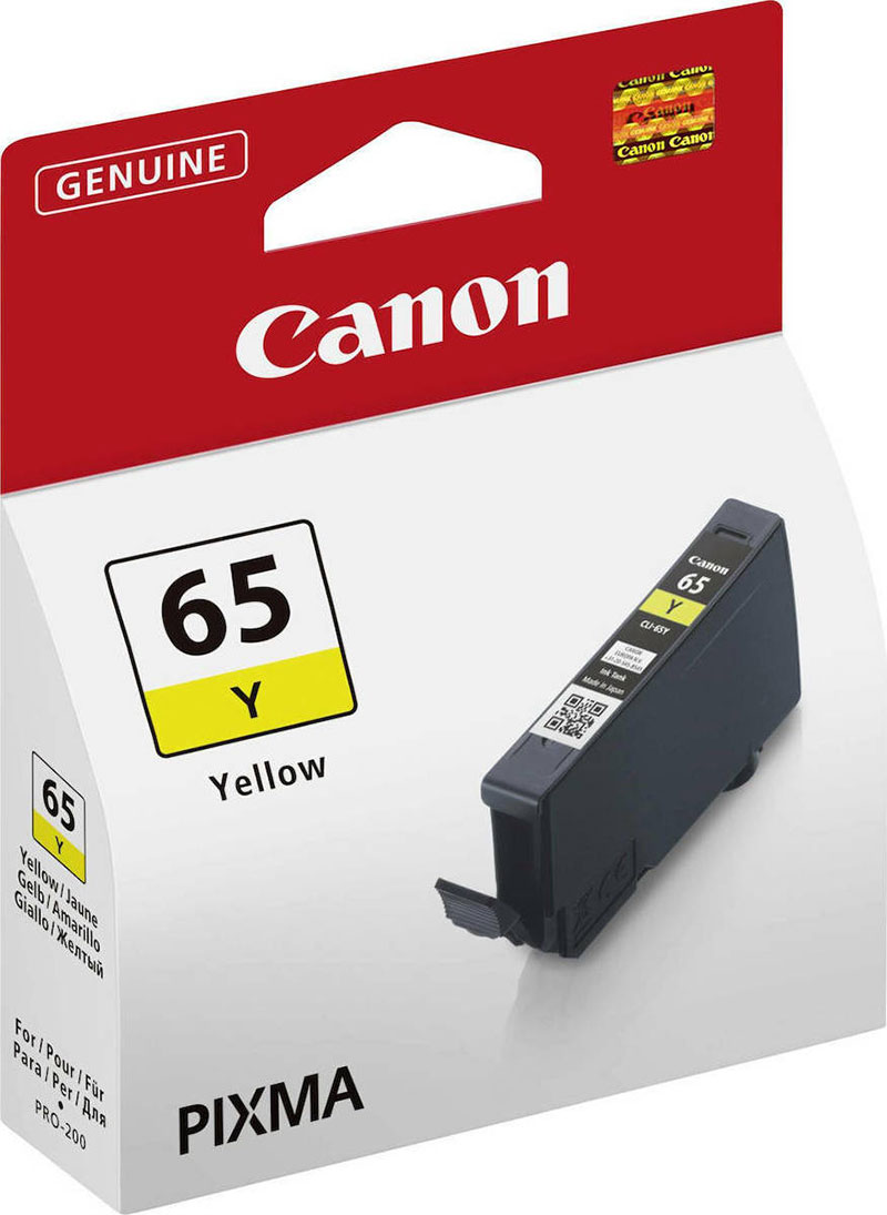 Canon CLI-65Y InkJet Printer Ink Yellow (4218C001)