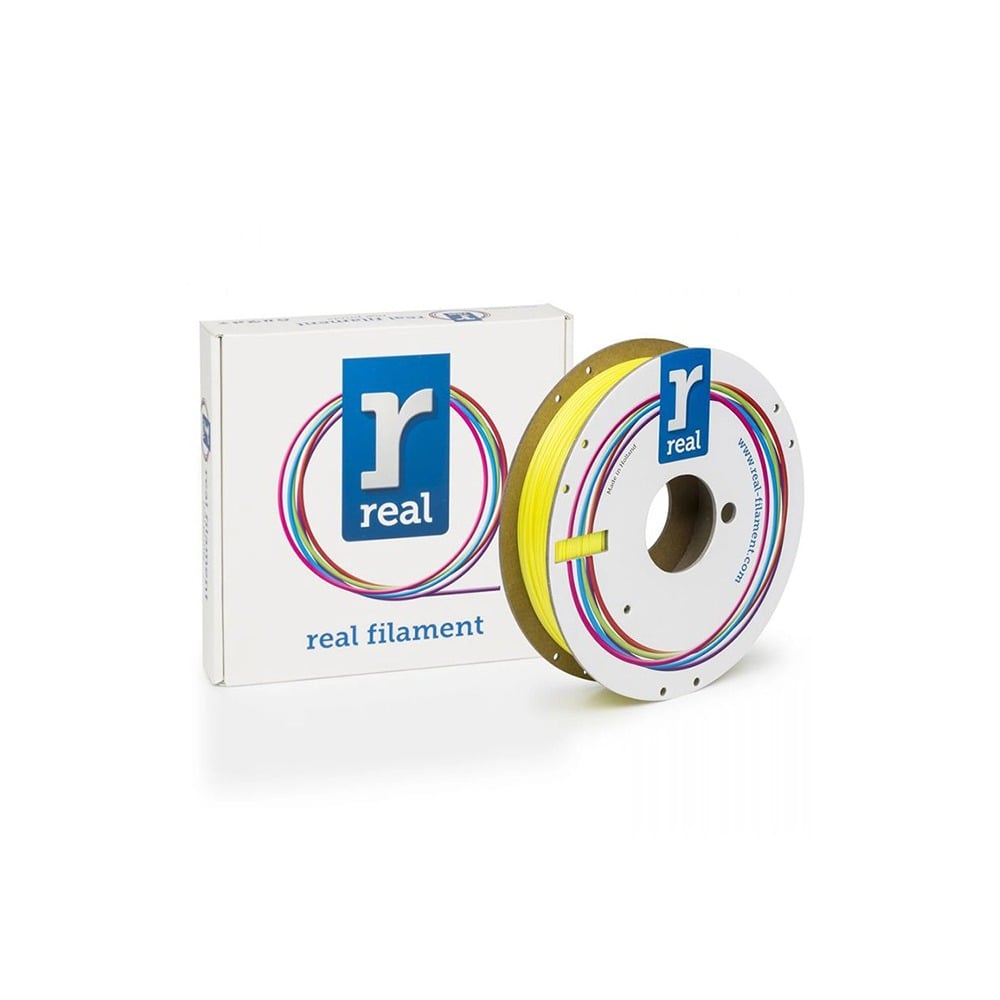 REAL PLA 3D Printer Filament -Sparkle Sulphur Yellow-spool of 0.5Kg – 2.85mm (REALPLASPRKYELLOW500MM285)