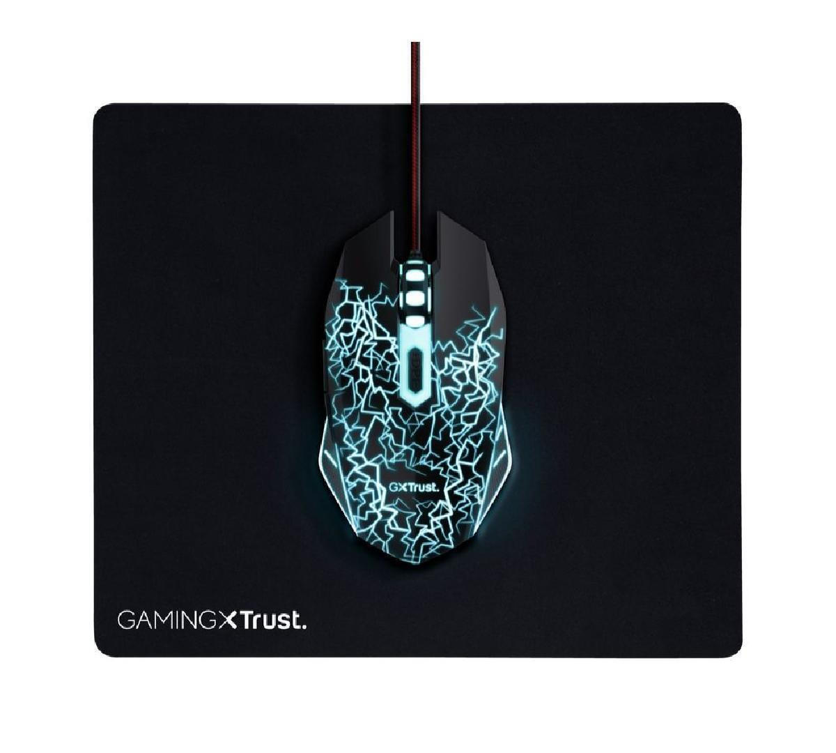 Trust Gaming Mouse &amp; Mouse Pad (24752) (TRS24752)