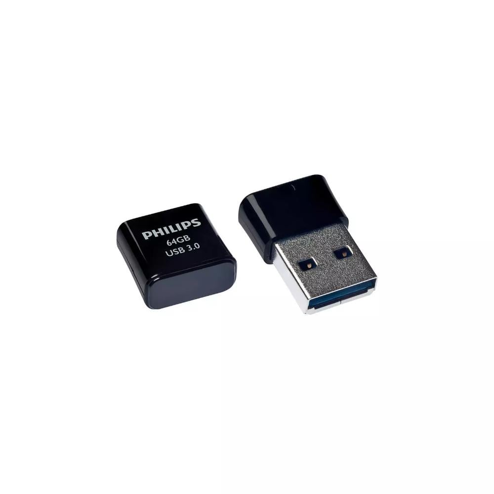 Philips Pico 64GB USB 3.0 Stick Black (FM64FD90B/00) (PHIFM64FD90B-00)