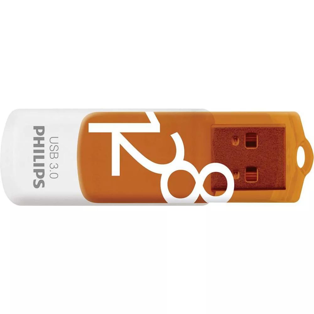 Philips Vivid 128GB USB 3.0 Stick Orange (FM12FD00B/00) (PHIFM12FD00B-00)