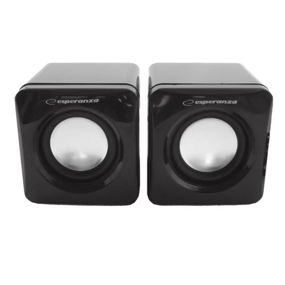 Esperanza Leggiero 2.0 Computer Speakers with 6W Power in Black (EP111) (ESPEP111)