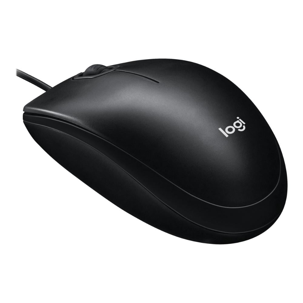 Logitech M100 Wired Mouse Black (910-006652) (LOGM100BK)