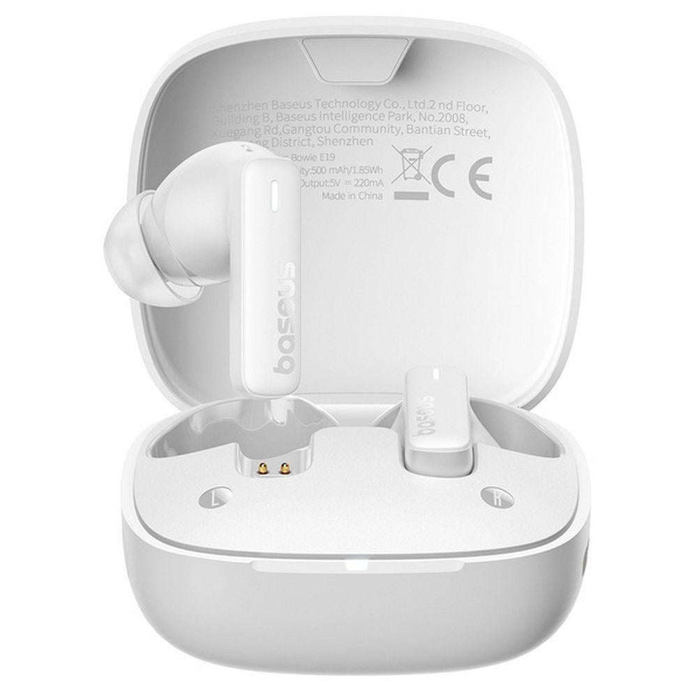 Baseus TWS Bowie E19 Headphones White (A00069600223-00) (BASA00069600223-00)