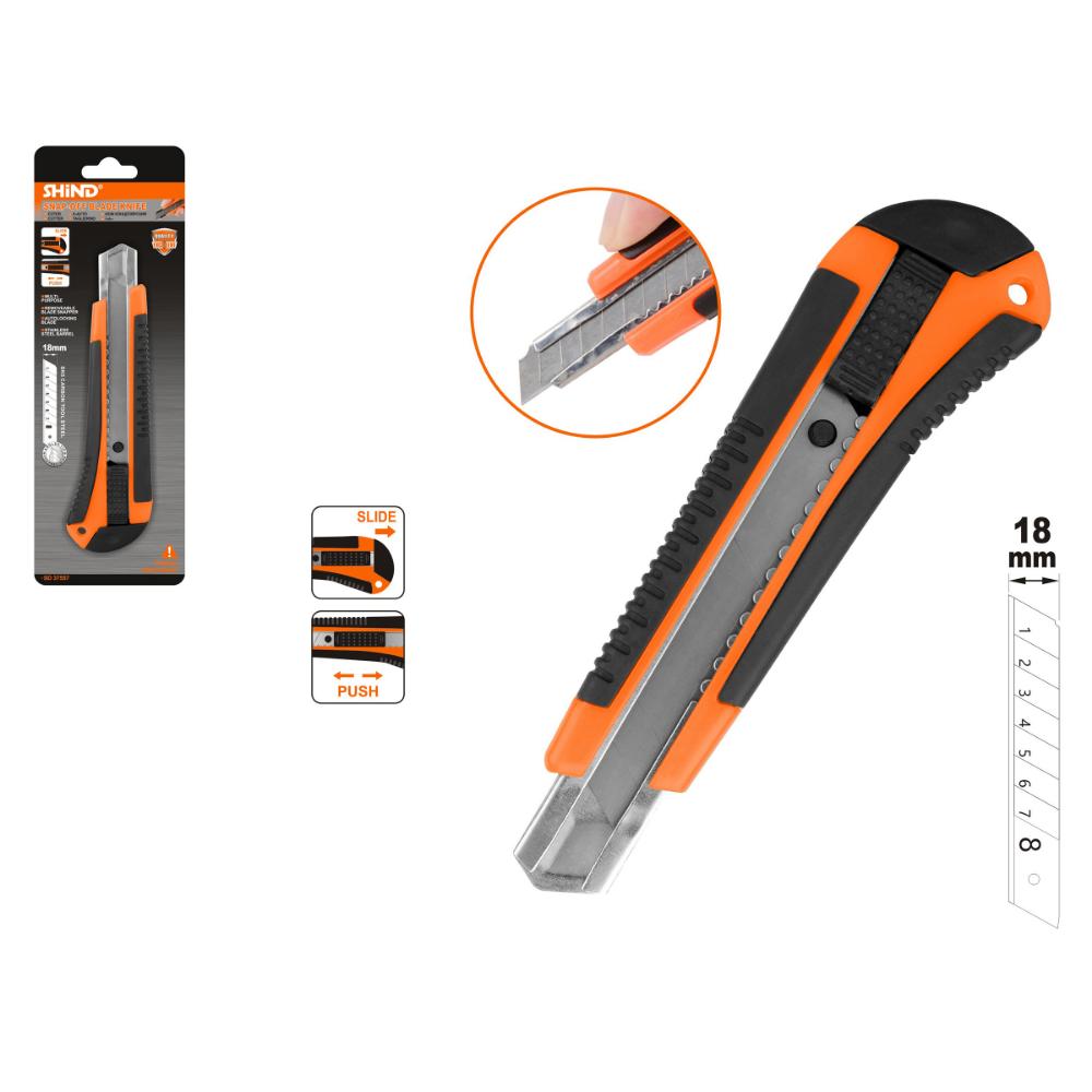 Shind Utility Knife with Plastic Handle Trp (SHI-37557) (SHI37557)