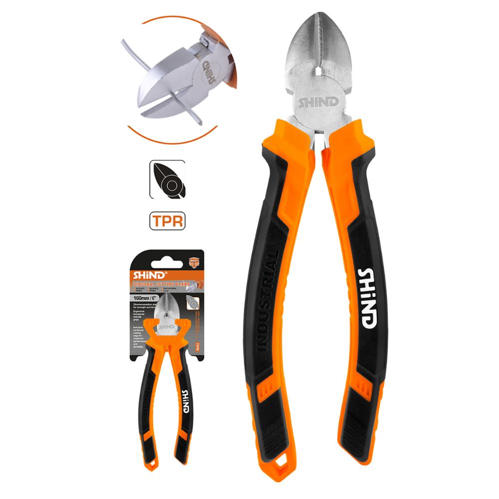 Shind Insulated Side Cutter 160mm (SHI-94018) (SHI94018)