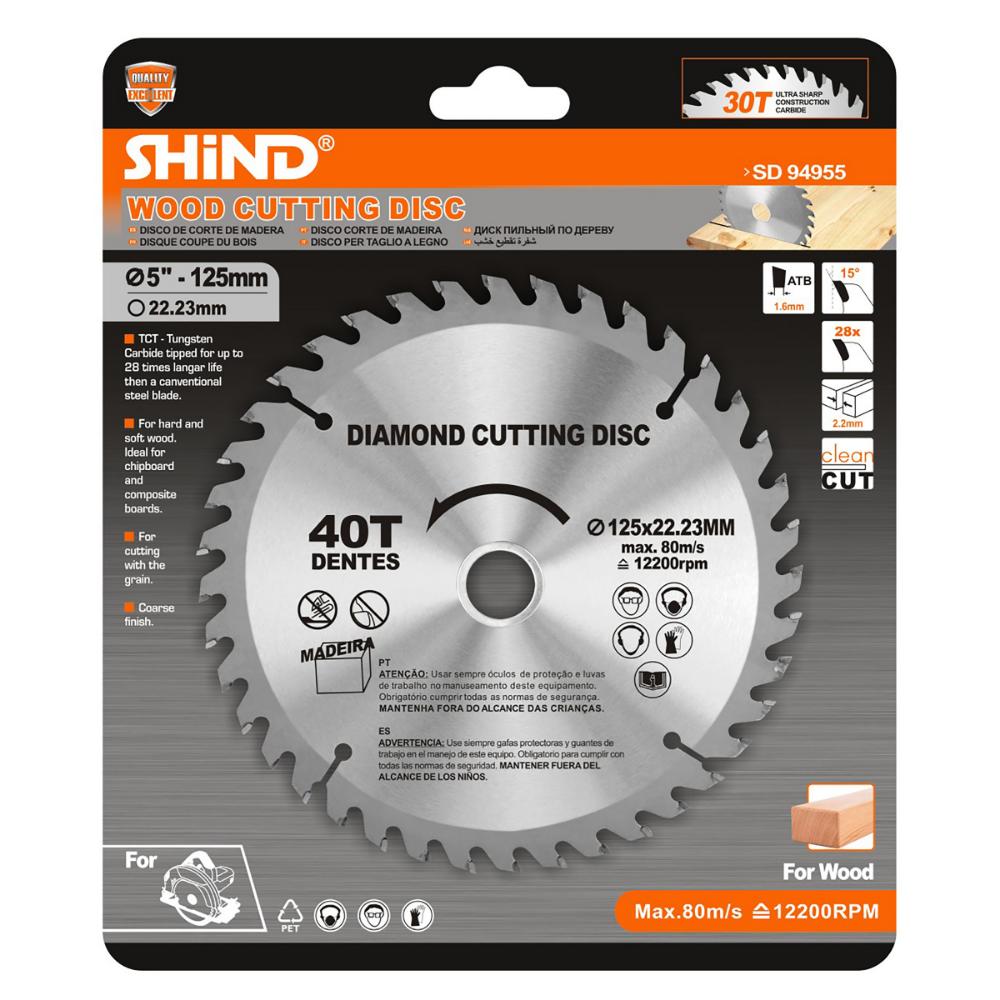Shind Diamond Wood Cutting Disc Φ125 (SHI-94955) (SHI94955)