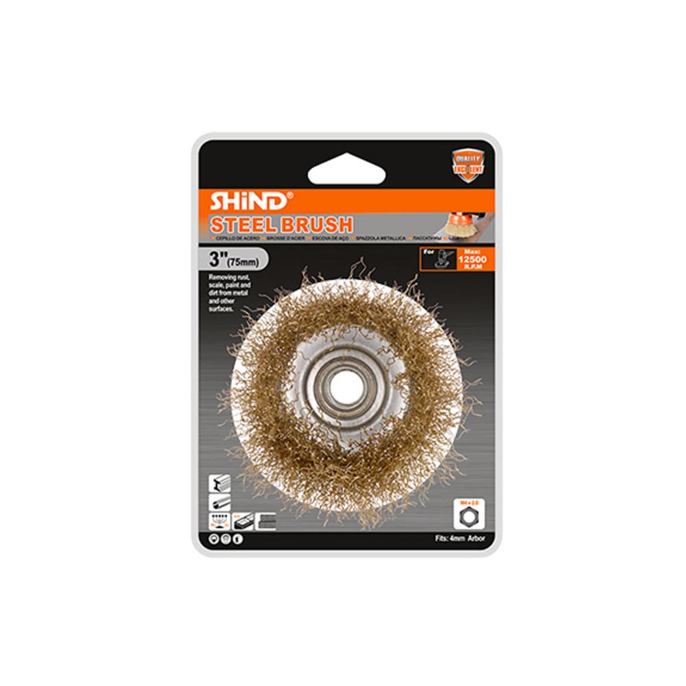 Shind Wire Brush for Angle Grinder Φ75mm (SHI-94928)