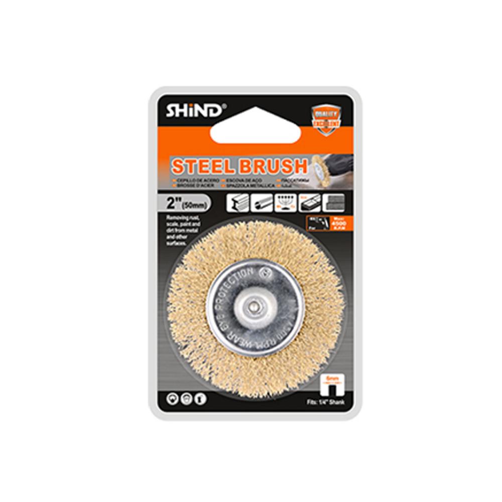 Shind Wire Brush Drill Straight 50mm (SHI-94919)