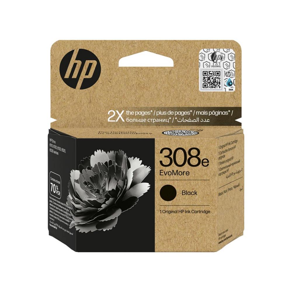 HP 308e EvoMore Black Original Ink Cartridge (7FP22UE)