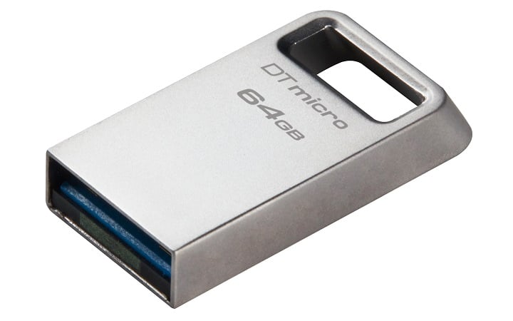 KINGSTON USB Stick Data Traveler Micro DTMC3G2/64GB, USB 3.2 Silver