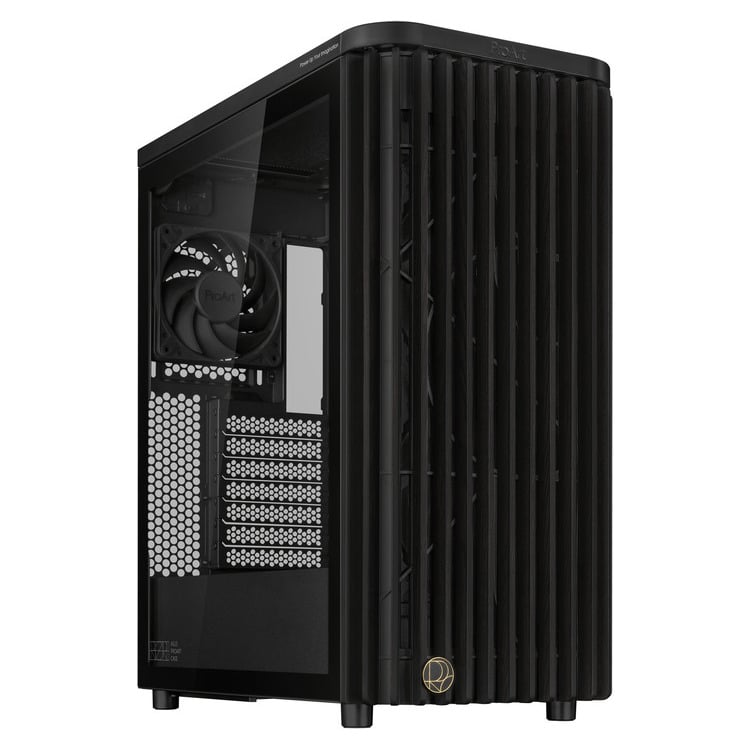 ASUS CASE PROART PA401 Wood Edition - Tempered Glass Mid ATX