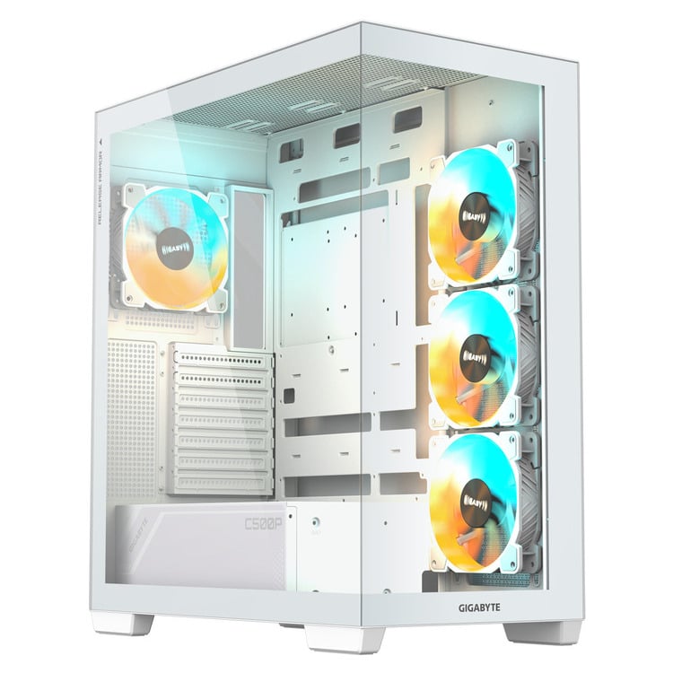 GIGABYTE Case C500 PANORAMIC STEALTH ICE ATX WHITE USB 3.0