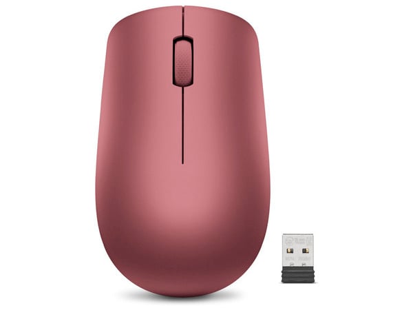 LENOVO 530 Wireless Mouse, Cherry Red