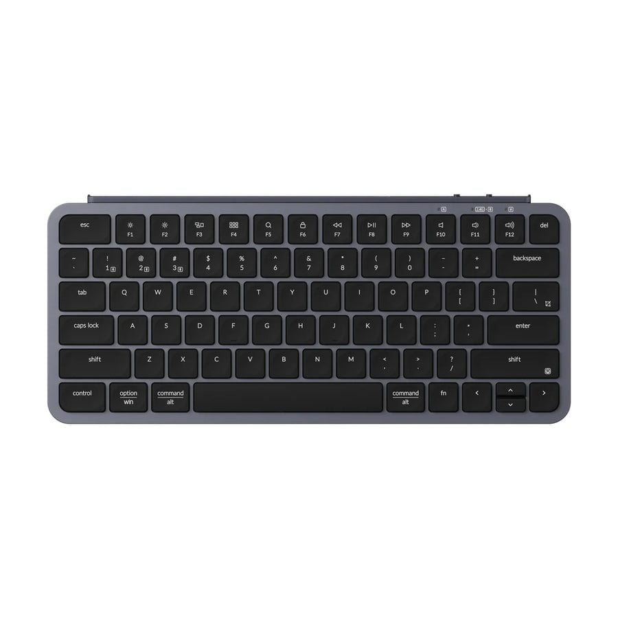 Keychron B1 Pro (B1P-K1) Ultraslim Mini Wireless BT Keyboard ZMK Online Customize Gray 75% US Layout