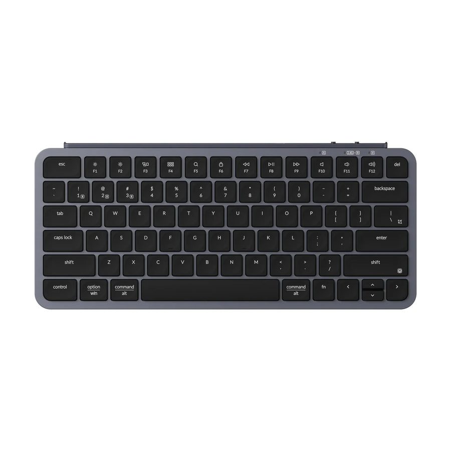 Keychron B1 Pro (B1P-K1) Ultraslim Mini Wireless BT Keyboard ZMK Online Customize Gray 75% US Layout