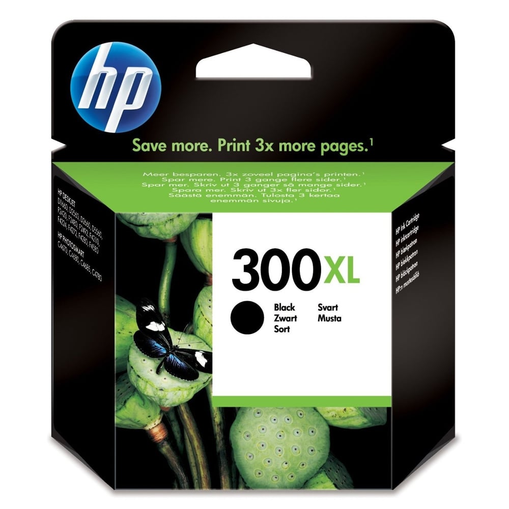 HP Inkjet No.300XL Black Ink (CC641EE)
