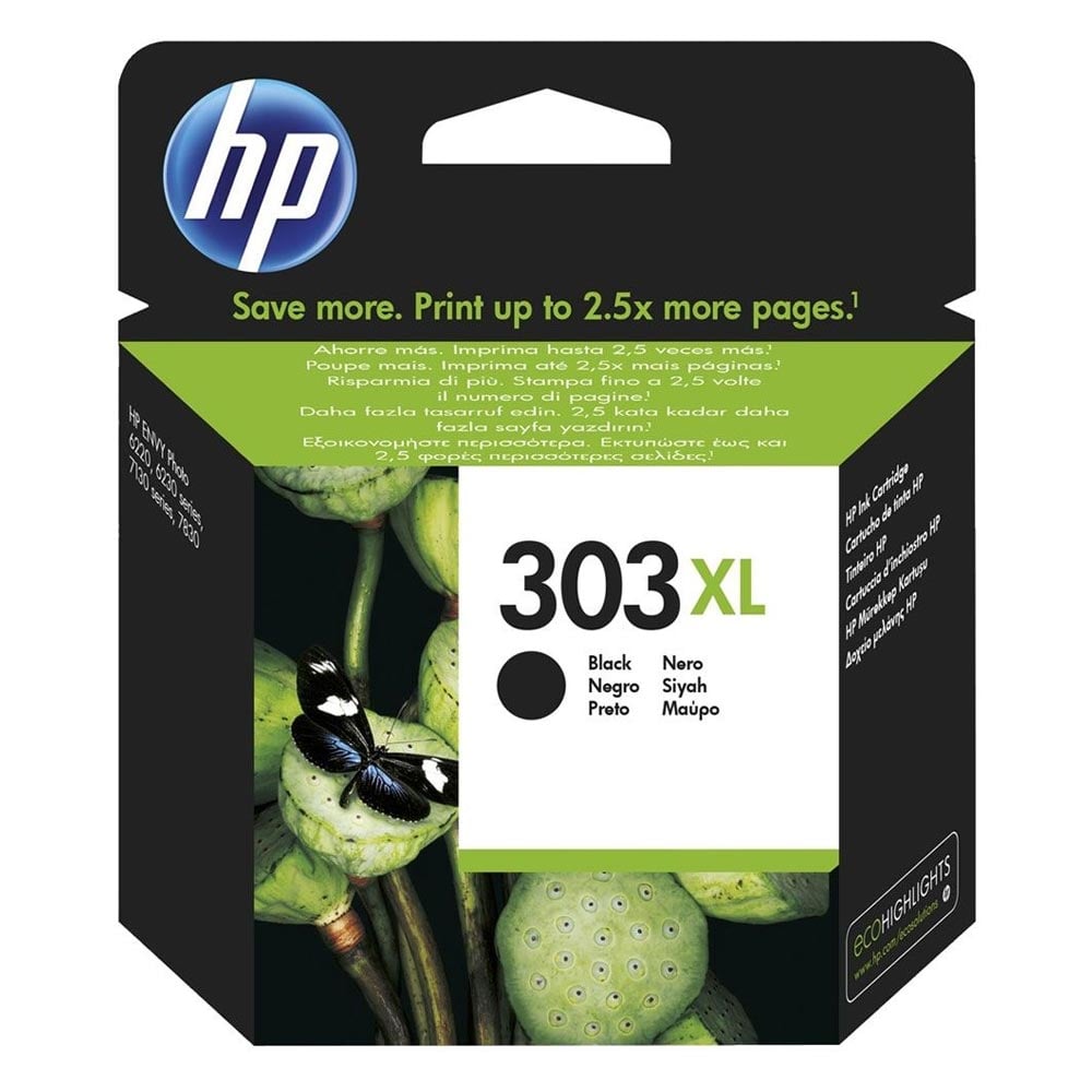 HP Inkjet Ink No 303XL Black (T6N04AE)