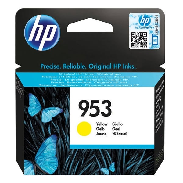 HP Inkjet 953 Yellow Ink (F6U14AE) (HPF6U14AE)