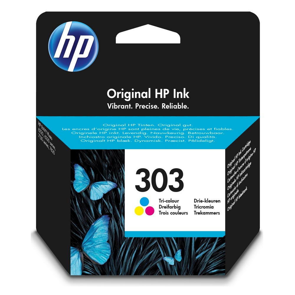 HP Inkjet No 303 Tri-colour Ink (T6N01AE) (HPT6N01AE)