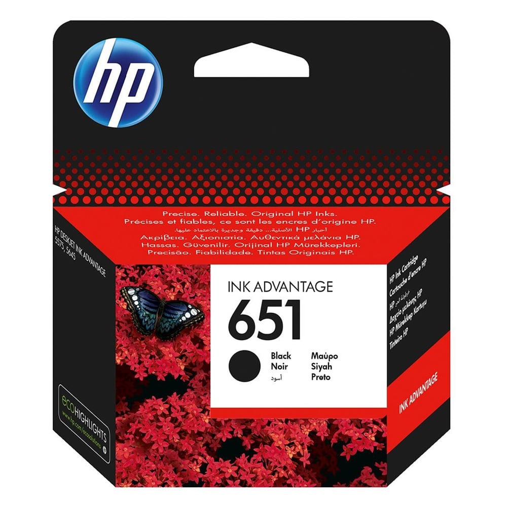 HP Inkjet Ink No.651 Black (C2P10AE)