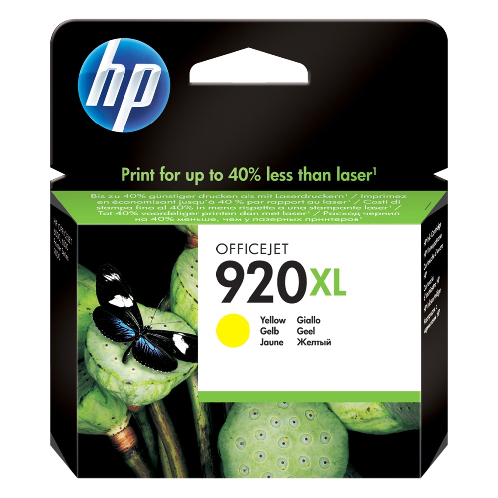 HP Inkjet No.920XL Yellow Ink (CD974AE)