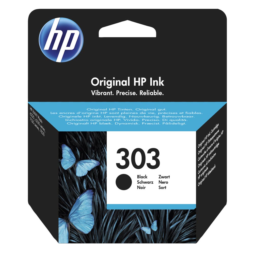 HP Inkjet Ink No 303 Black (T6N02AE) (HPT6N02AE)