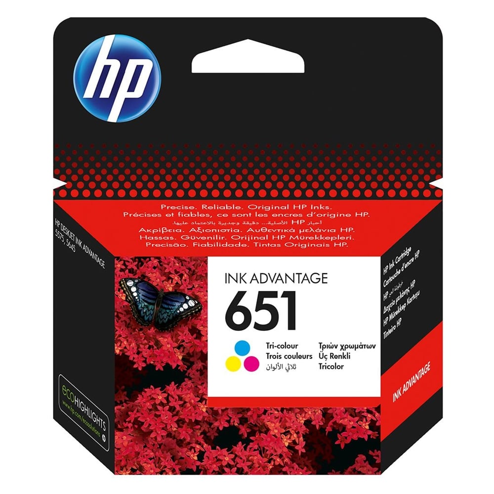 HP Inkjet Ink No.651 Tri-colour (C2P11AE) (HPC2P11AE)