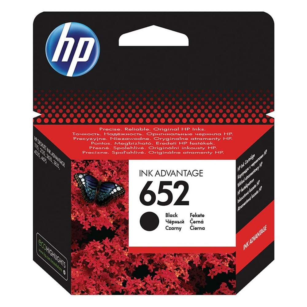 HP Inkjet Ink No.652 Black (F6V25AE)