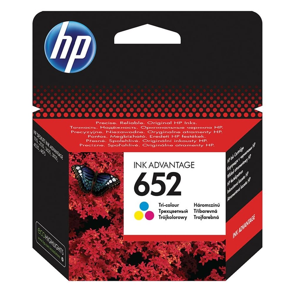 HP Inkjet Ink No.652 Tri-colour (F6V24AE) (HPF6V24AE)