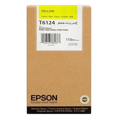 Epson Inkjet T6114 Yellow Ink (C13T611400) (EPST611400)