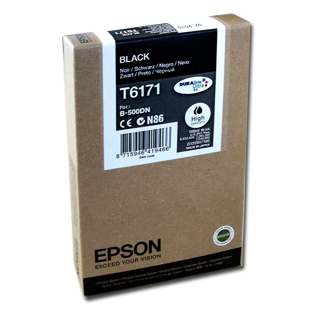 Epson Inkjet T6171 High Capacity Black Ink (C13T617100) (EPST617100)