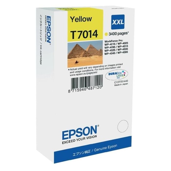 Epson Inkjet Ink T7014 XXL Yellow (T701440)