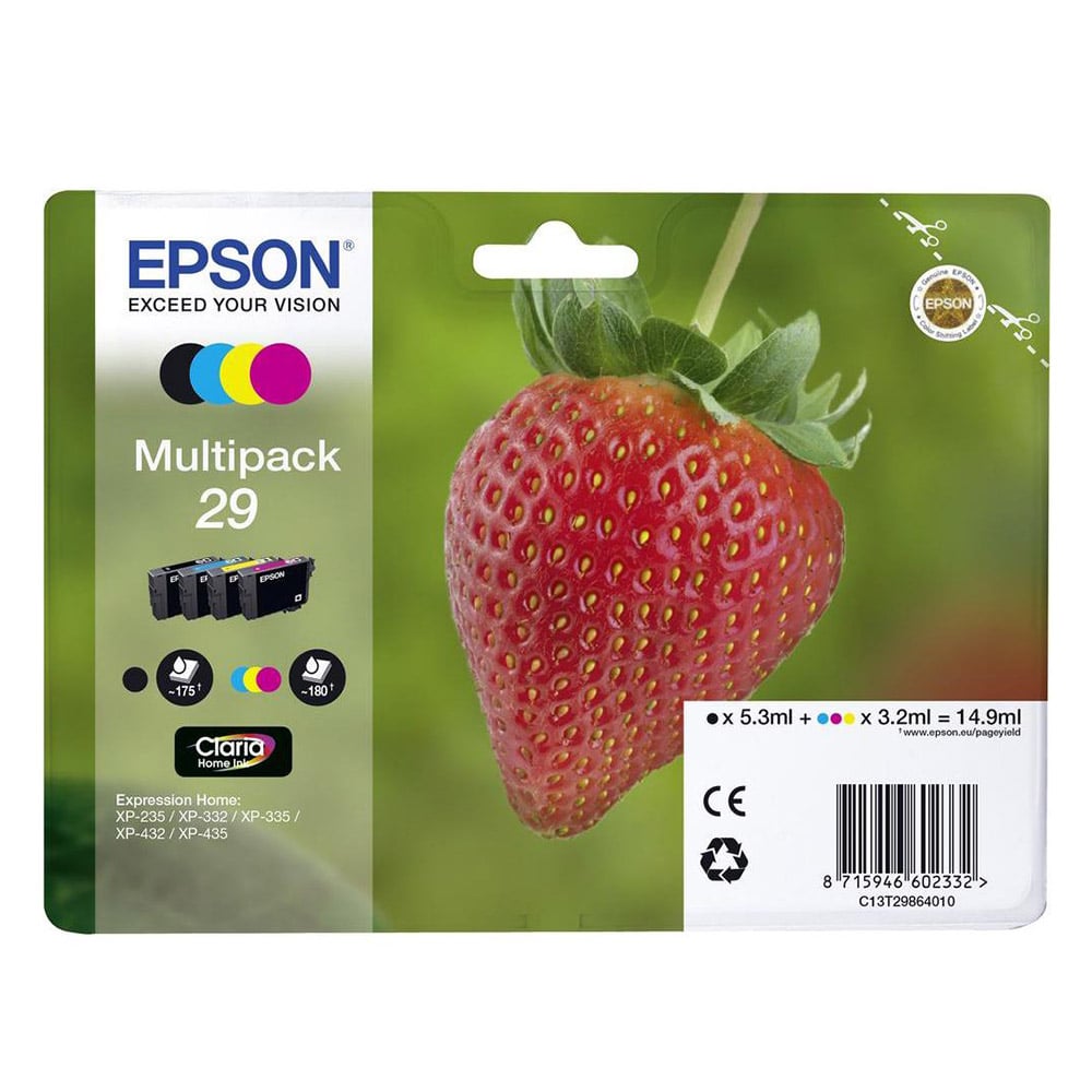 Epson Inkjet Series 29 Multipack Ink (C13T29864012) (EPST298640)