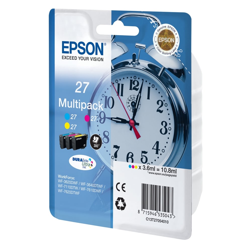 Epson Inkjet Series 27 Multipack 3-color C13T27054012