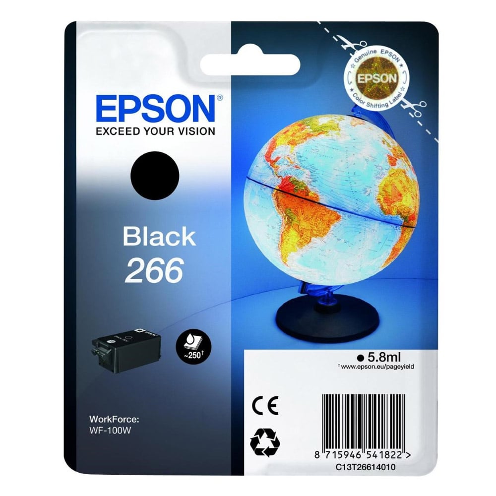 Epson Inkjet Series 266 Black Ink (C13T26614010) (EPST266140)