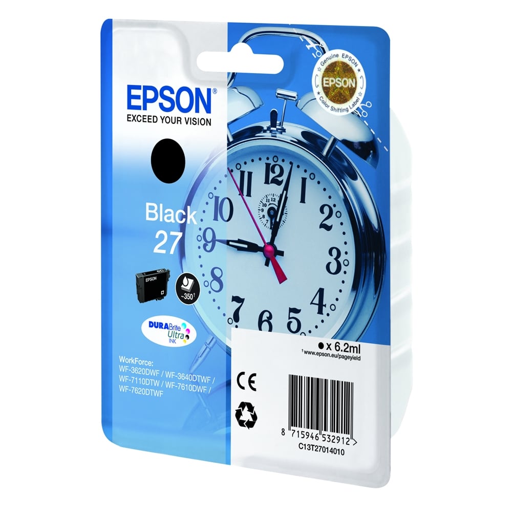 Epson Inkjet Series 27 Black Ink (C13T27014012) (EPST270140)