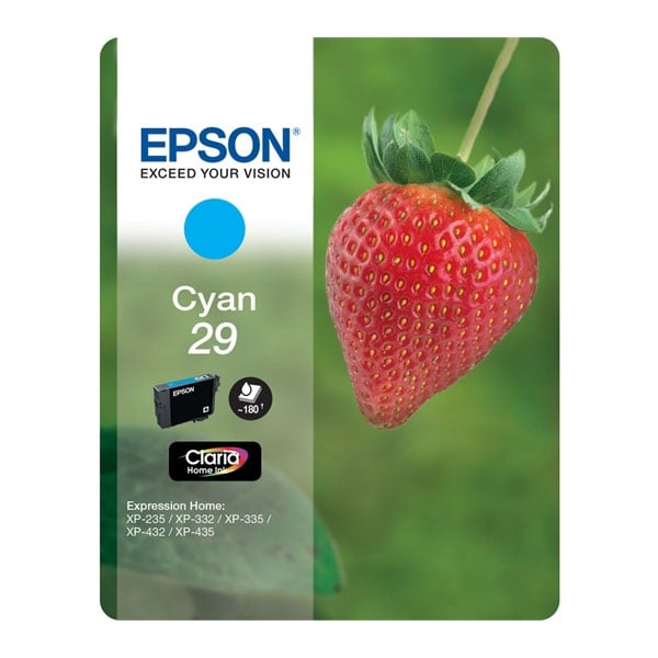 Epson Inkjet Series 29 Cyan Ink (C13T29824012) (EPST298240)