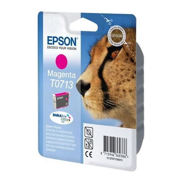 Epson Inkjet Ink T0713 Magenta (C13T07134012) (EPST071340)