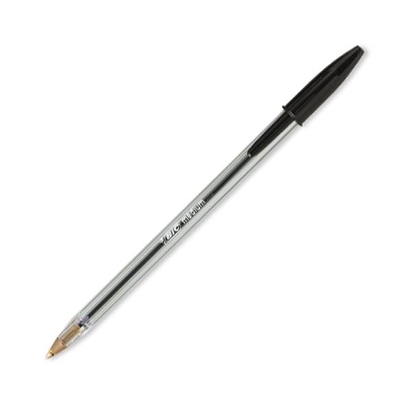 BIC Cristal 1.0 mm Ballpoint Pen (Black) (847822) (BIC847822)