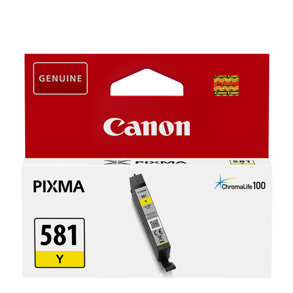 Canon Inkjet Ink CLI-581 Yellow (2105C001) (CANCLI-581Y)