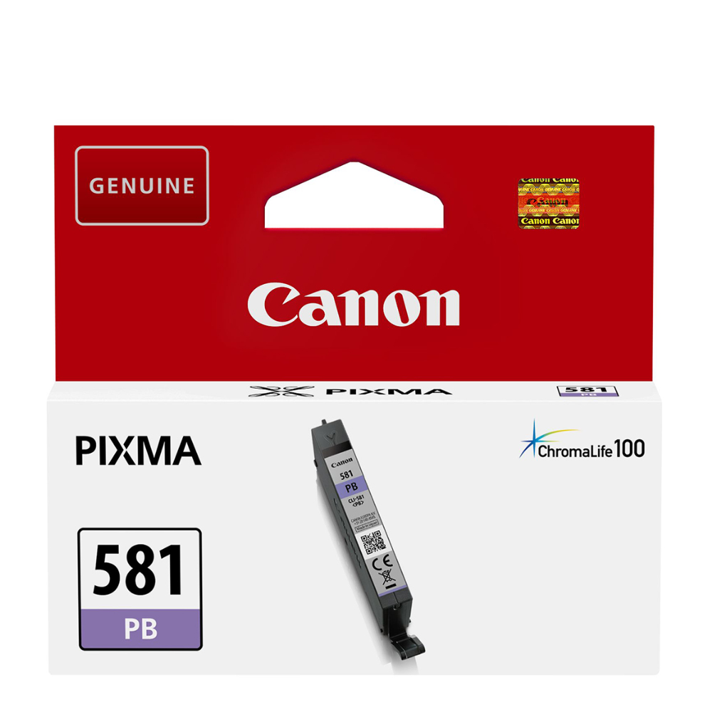 Canon Inkjet Ink CLI-581PB Photo Blue (2107C001) (CANCLI-581PB)