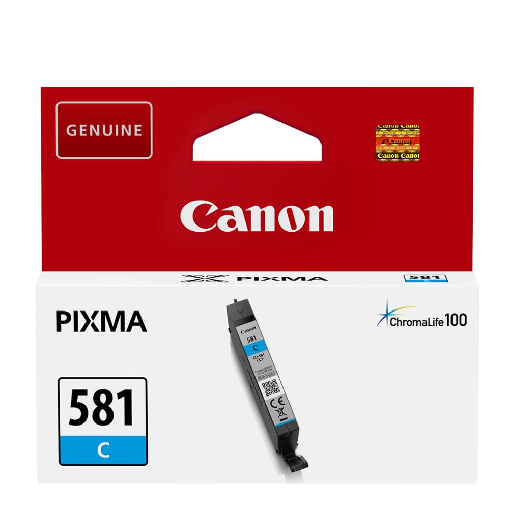 Canon Inkjet Ink CLI-581C Cyan (2103C001) (CANCLI-581C)