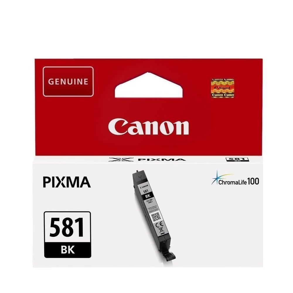 Canon Inkjet Ink CLI-581BK Black (2106C001) (CANCLI-581BK)