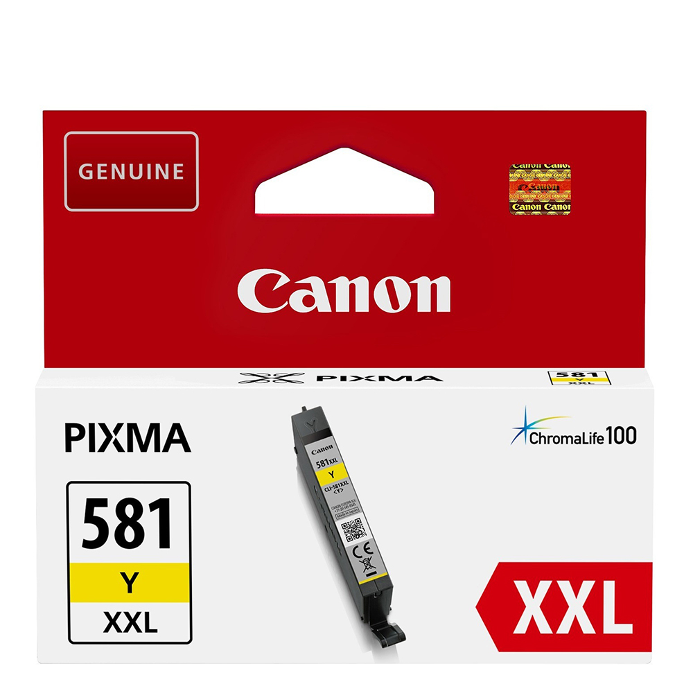 Canon Inkjet Ink CLI-581YXXL Yellow (1997C001) (CANCLI-581YXXL)