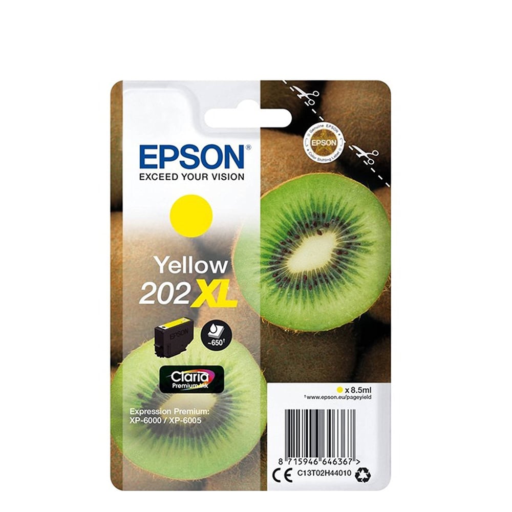 Epson Inkjet Ink 202XL Yellow (C13T02H44010) (EPST02H440)
