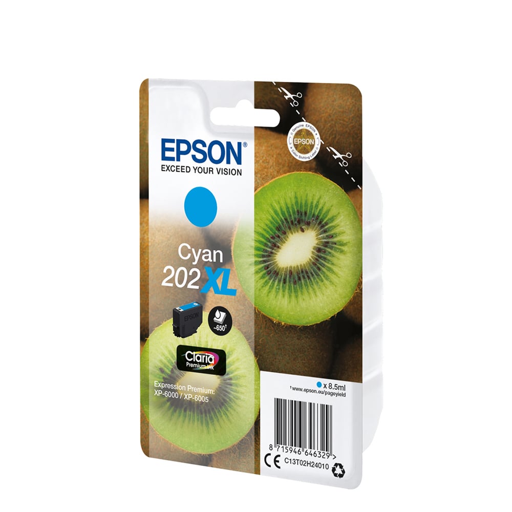 Epson Inkjet Ink 202XL Cyan (C13T02H24010) (EPST02H240)