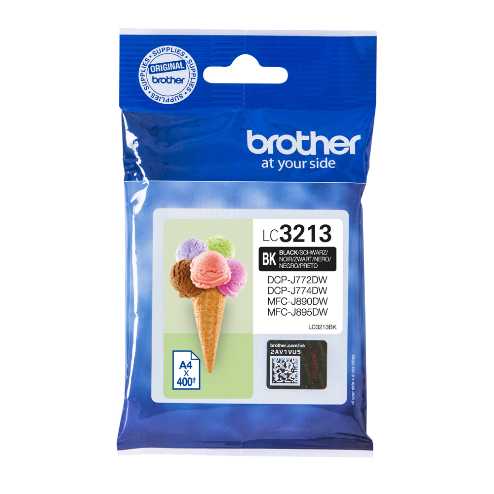 Brother Inkjet Ink LC-3213BK Black (LC-3213BK) (BRO-LC-3213BK)